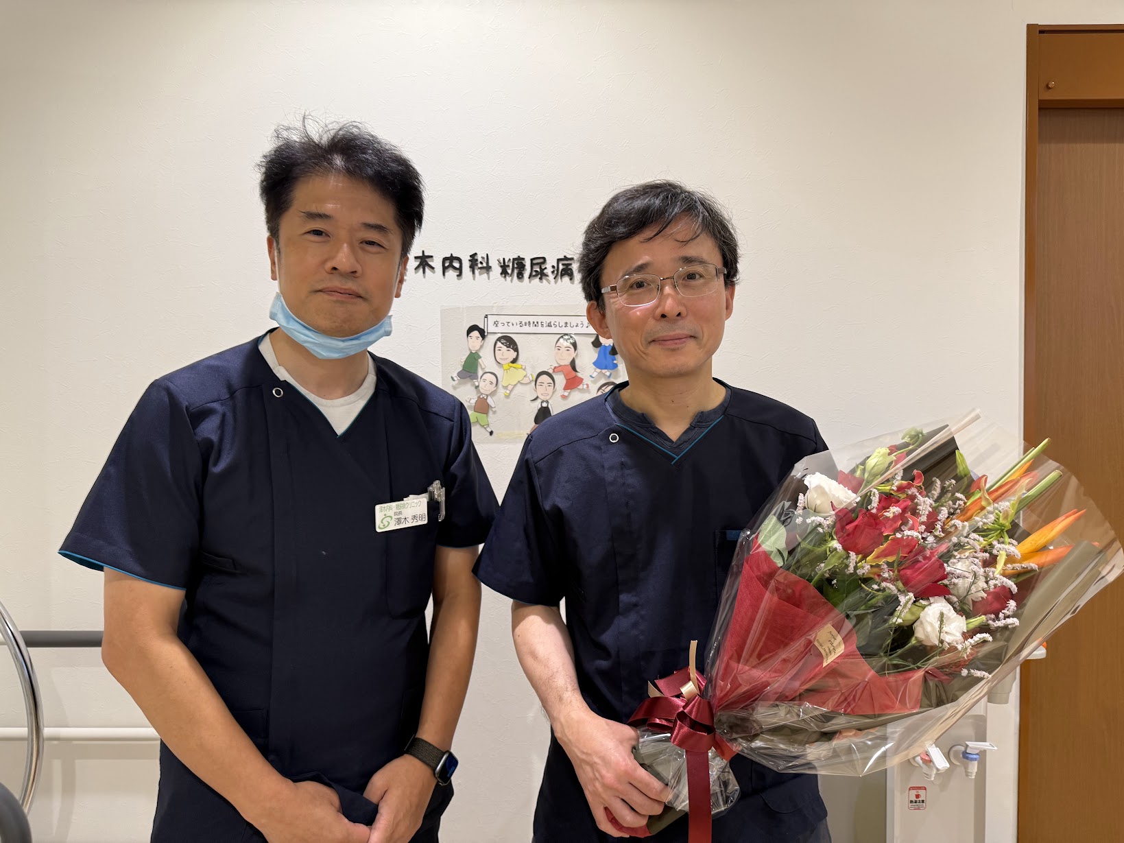 花束贈呈式 村田敬先生